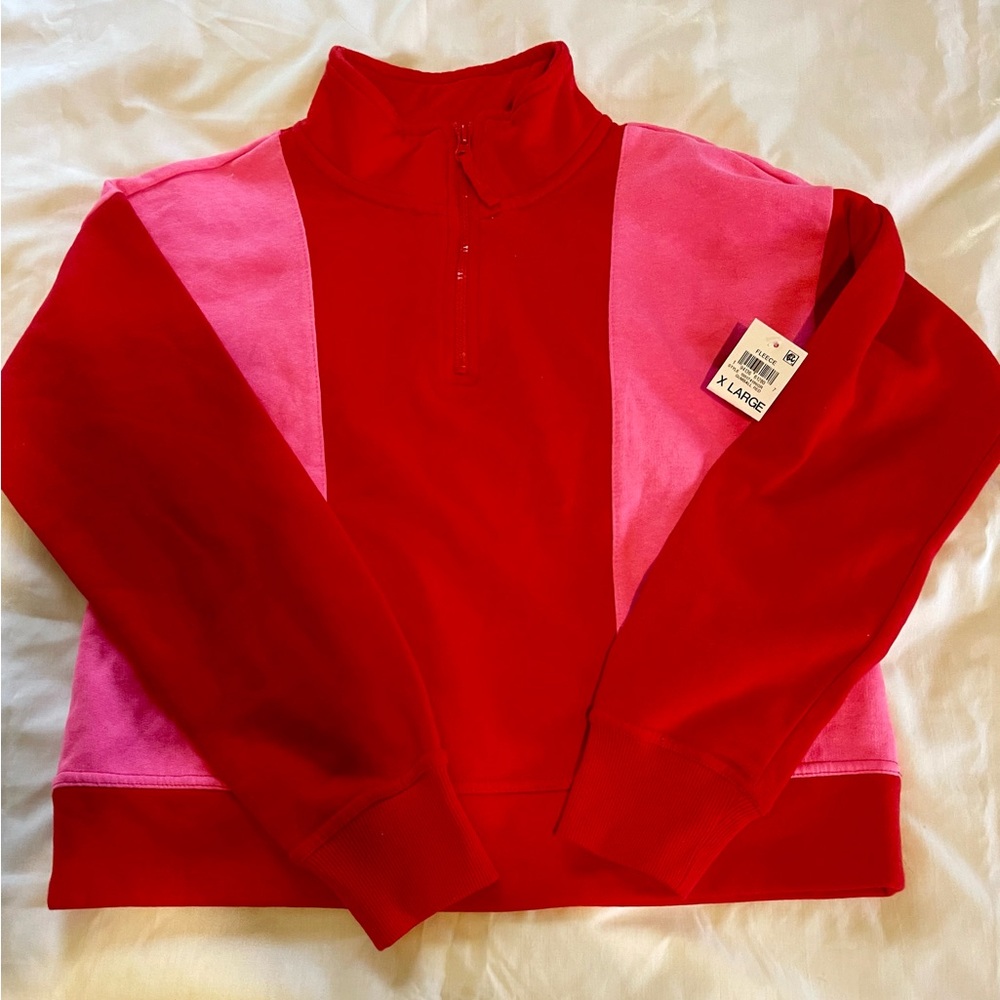 💕🔥 $7 NWT Ideology Red and Pink Kids Sweatshirt